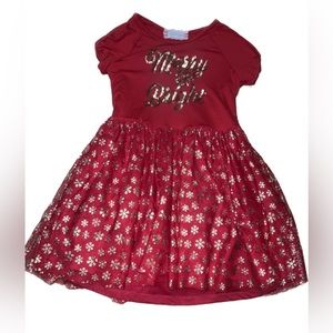 🌺♥️🌺 Red Christmas dress for girls-size (8)